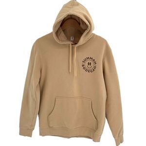AS Colour Stencil Mens Tan Summah Bodegah Logo Graphic Pullover‎ Hoodie Medium